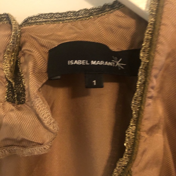 Isabel Maranti boho chic women blouse size 1 - Picture 5 of 6